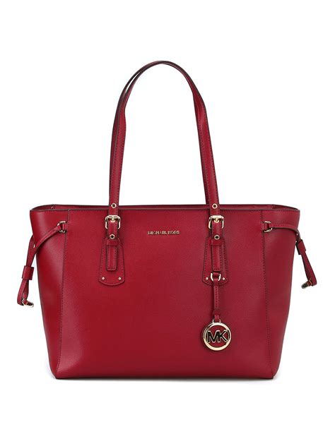 bolsa michael kors marrom|michael kors leather tote.